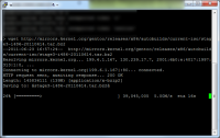 Fortschrittsanzeige beim Download einer Datei in wget