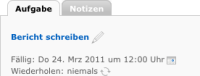 Sinnvolle Interpretation (12 Uhr mittages des Folgetags) durch das System