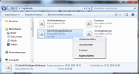 Windows 7: Papierkorb für gelöschte Dateien