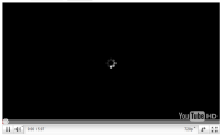 Verarbeitungsanzeige beim Laden eines Videos bei YouTube